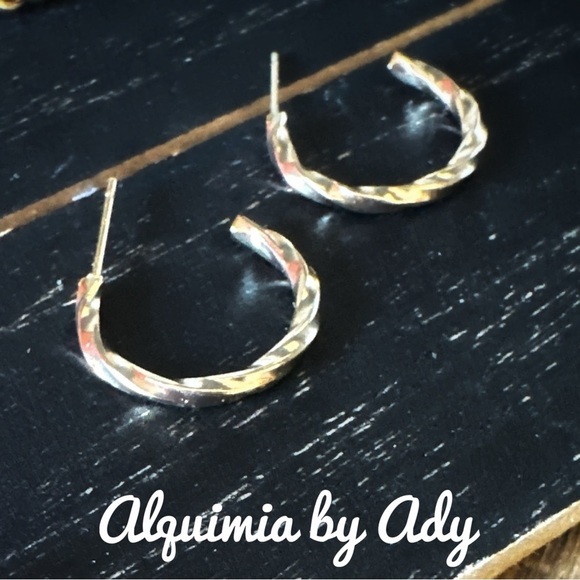 Alquimia by Ady gold  Hoop Earrings - Picture 1 of 1